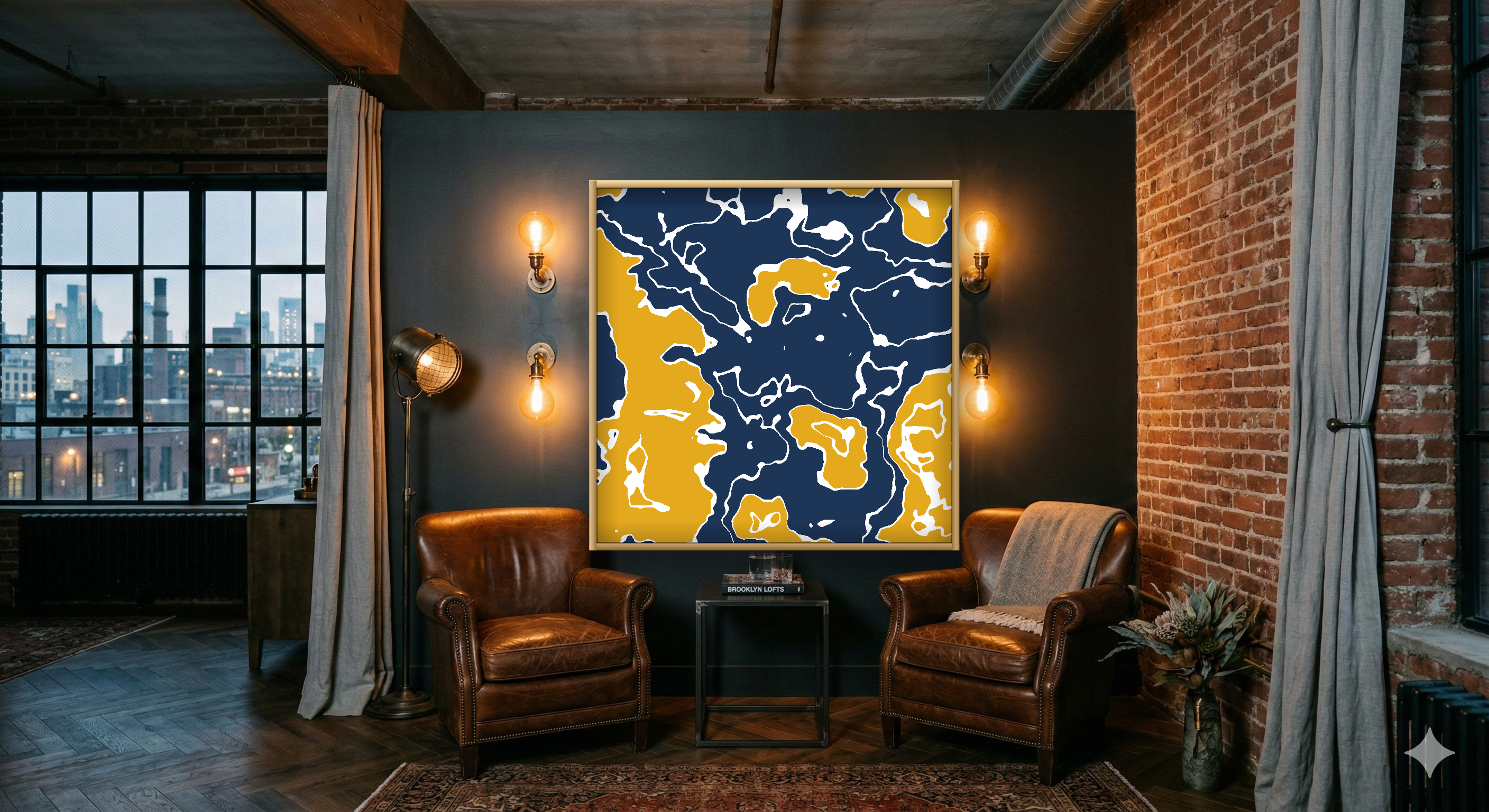 Industrial hotel setting