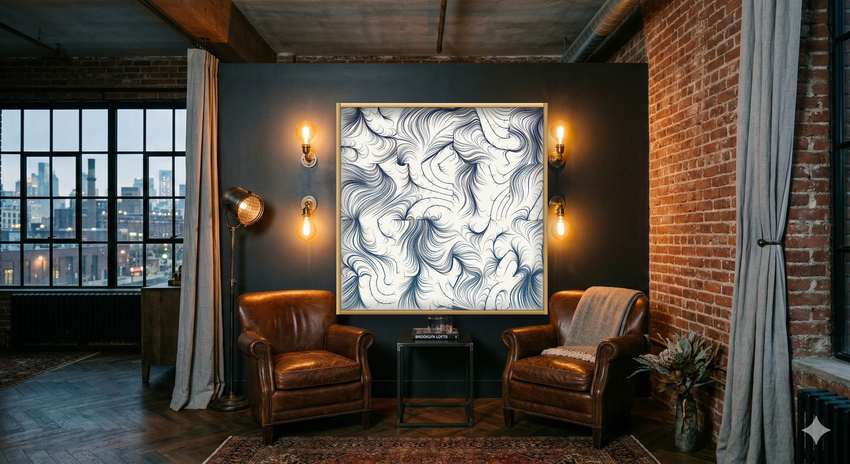 Industrial hotel setting