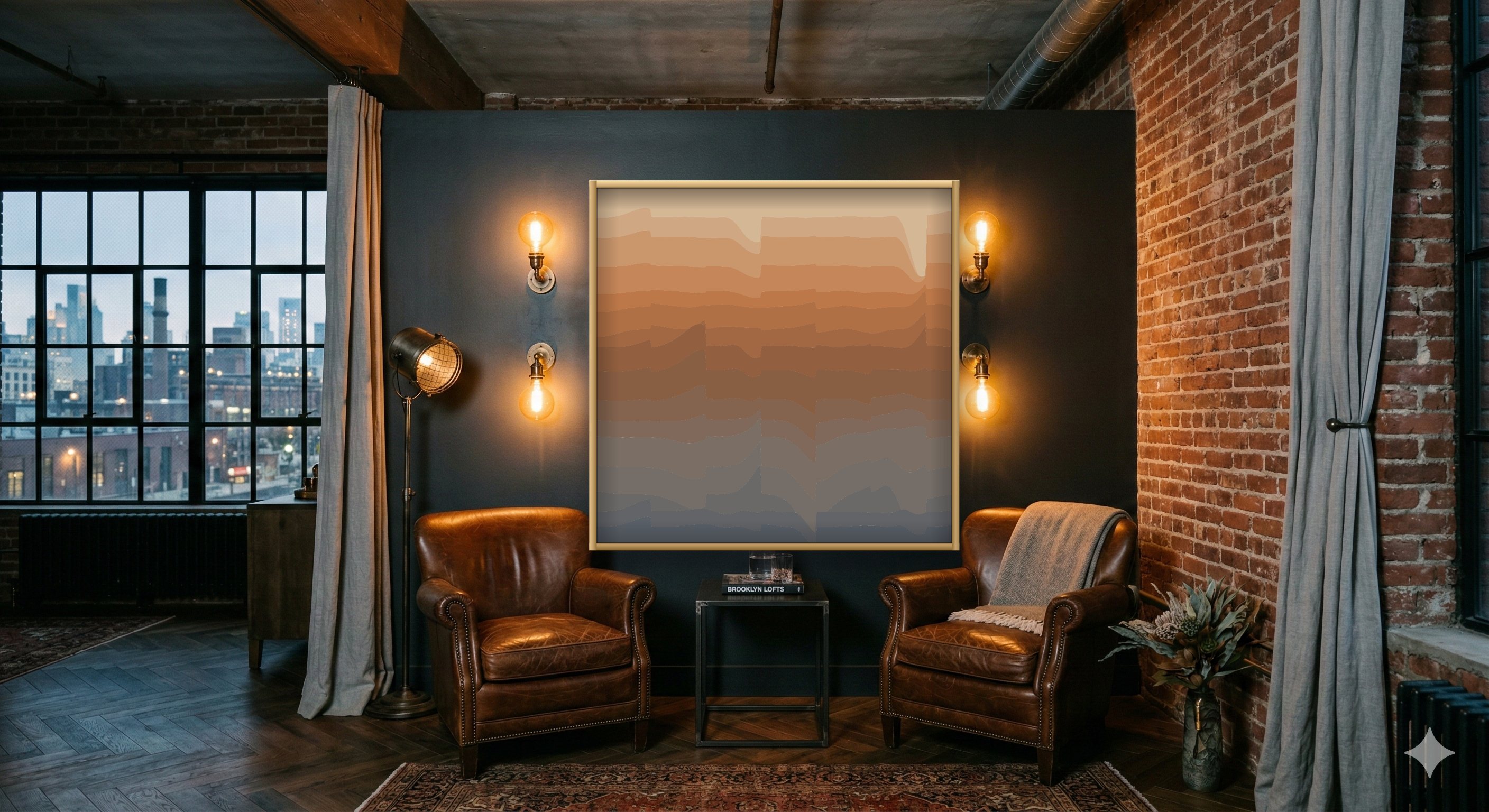 Industrial hotel setting