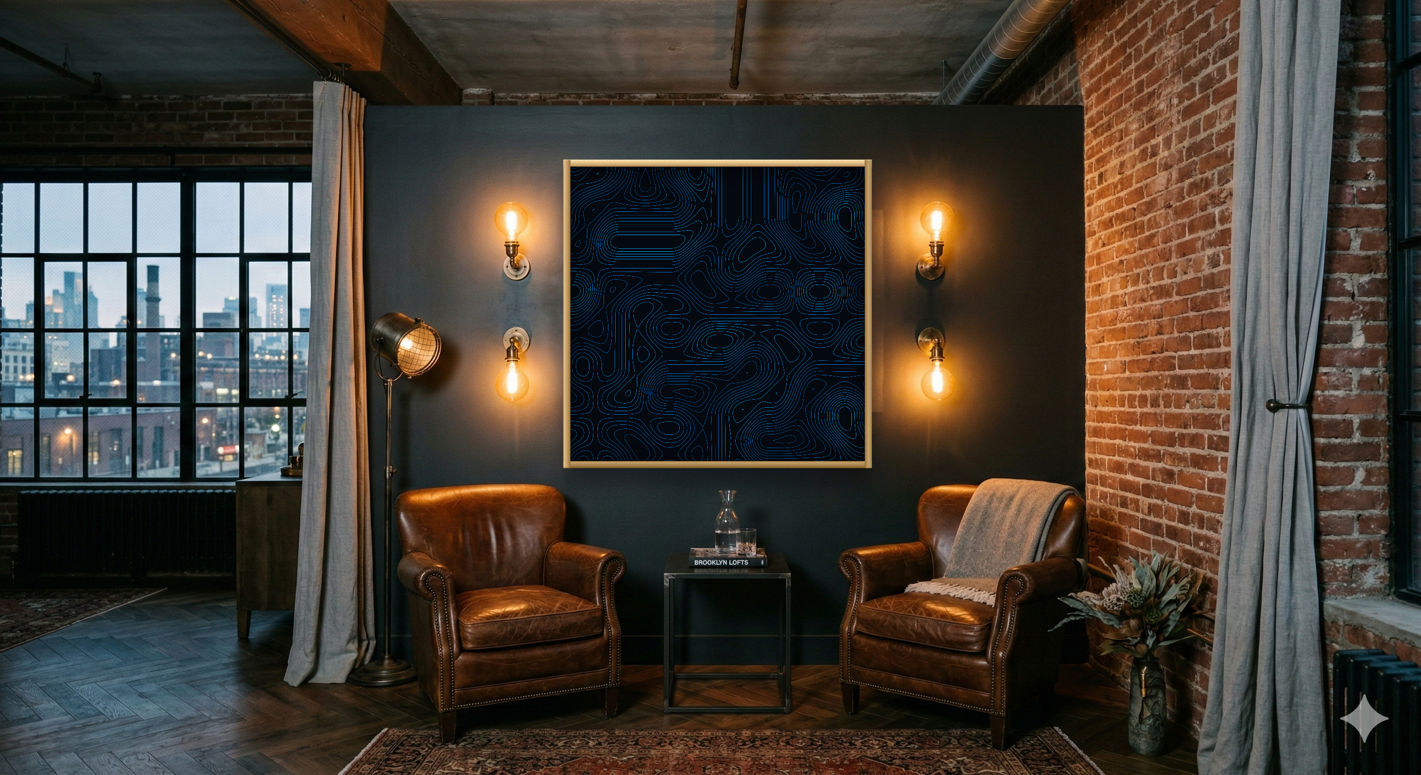 Industrial hotel setting