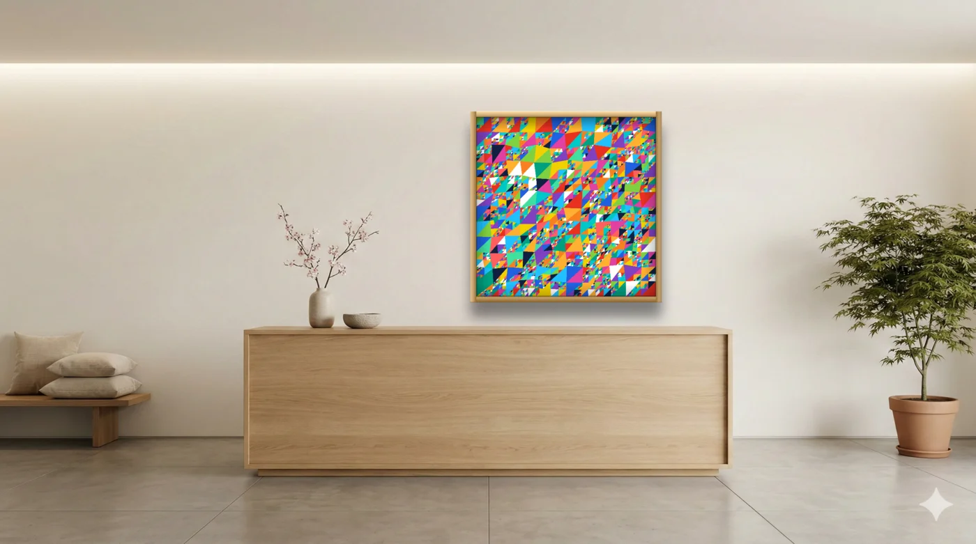 Japandi hotel setting