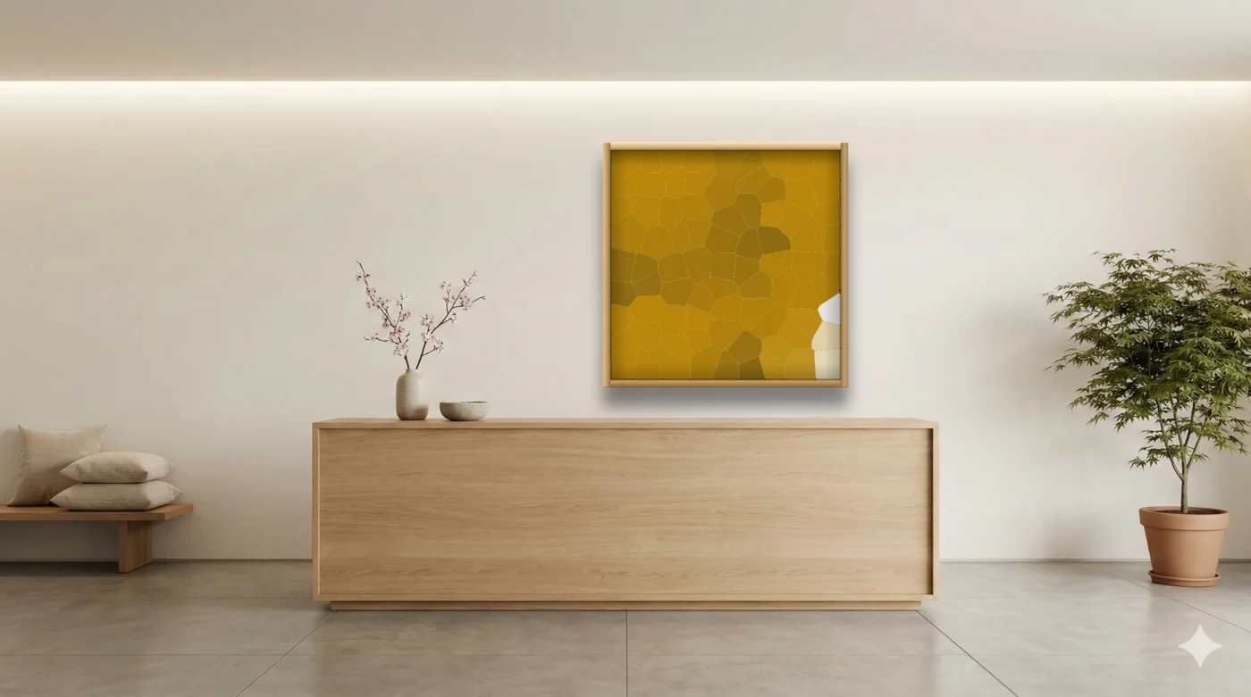 Japandi hotel setting