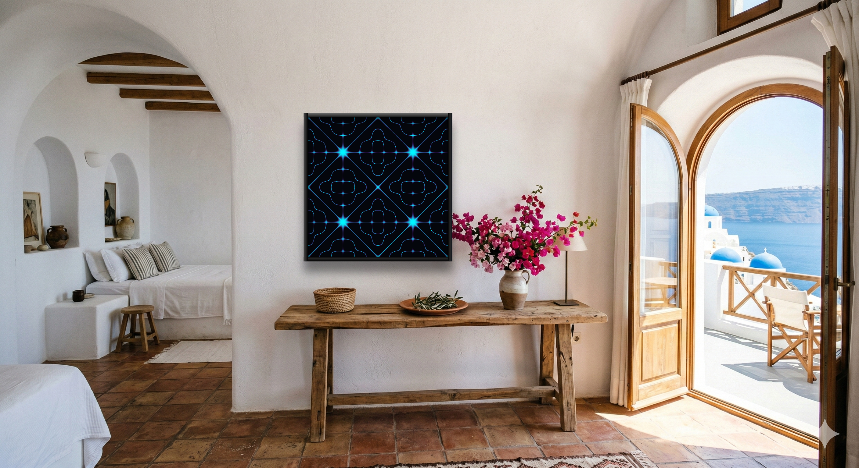 Mediterran hotel setting