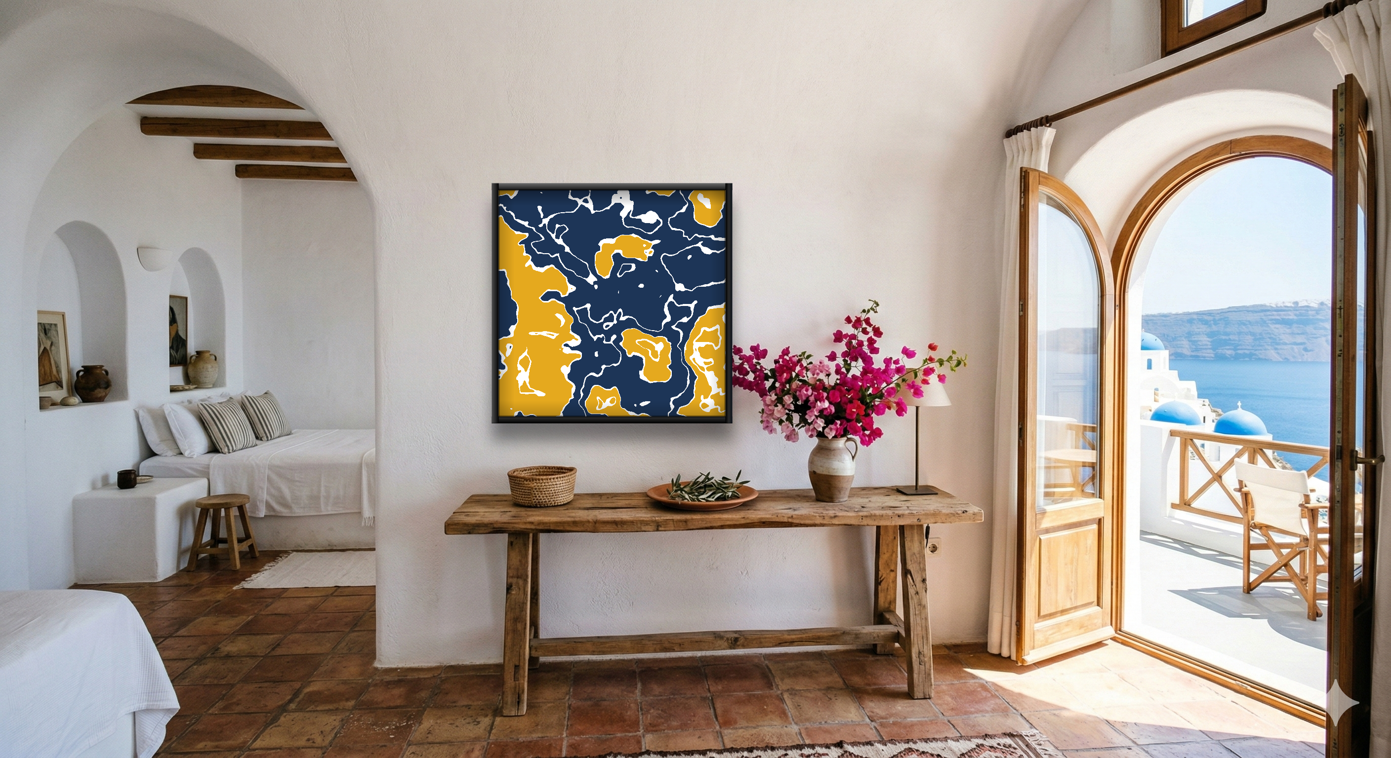 Mediterran hotel setting