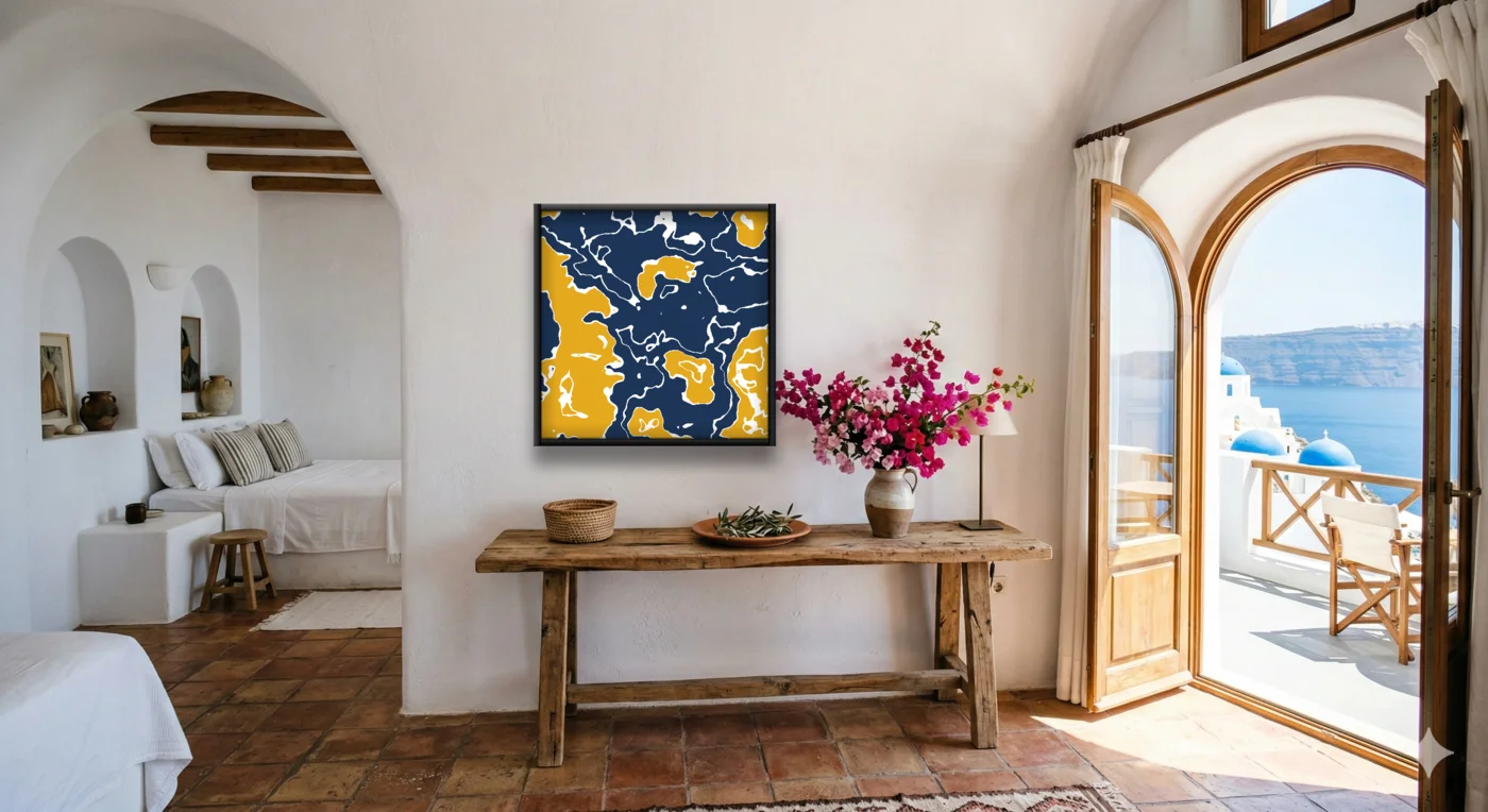 Mediterran hotel setting