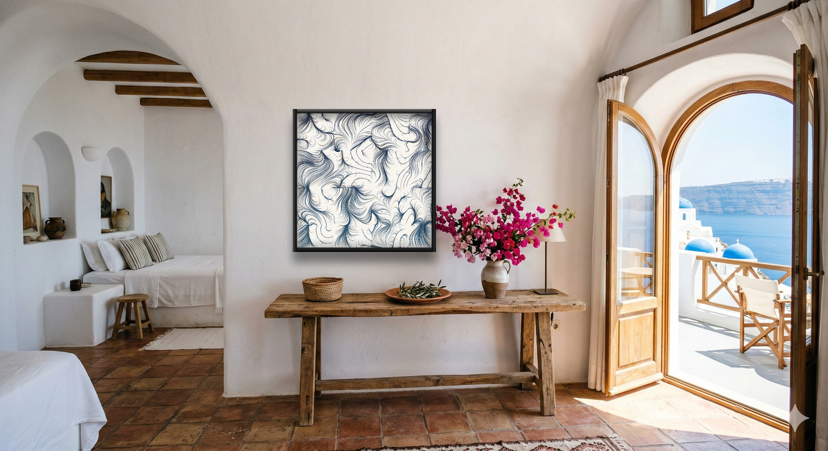 Mediterran hotel setting