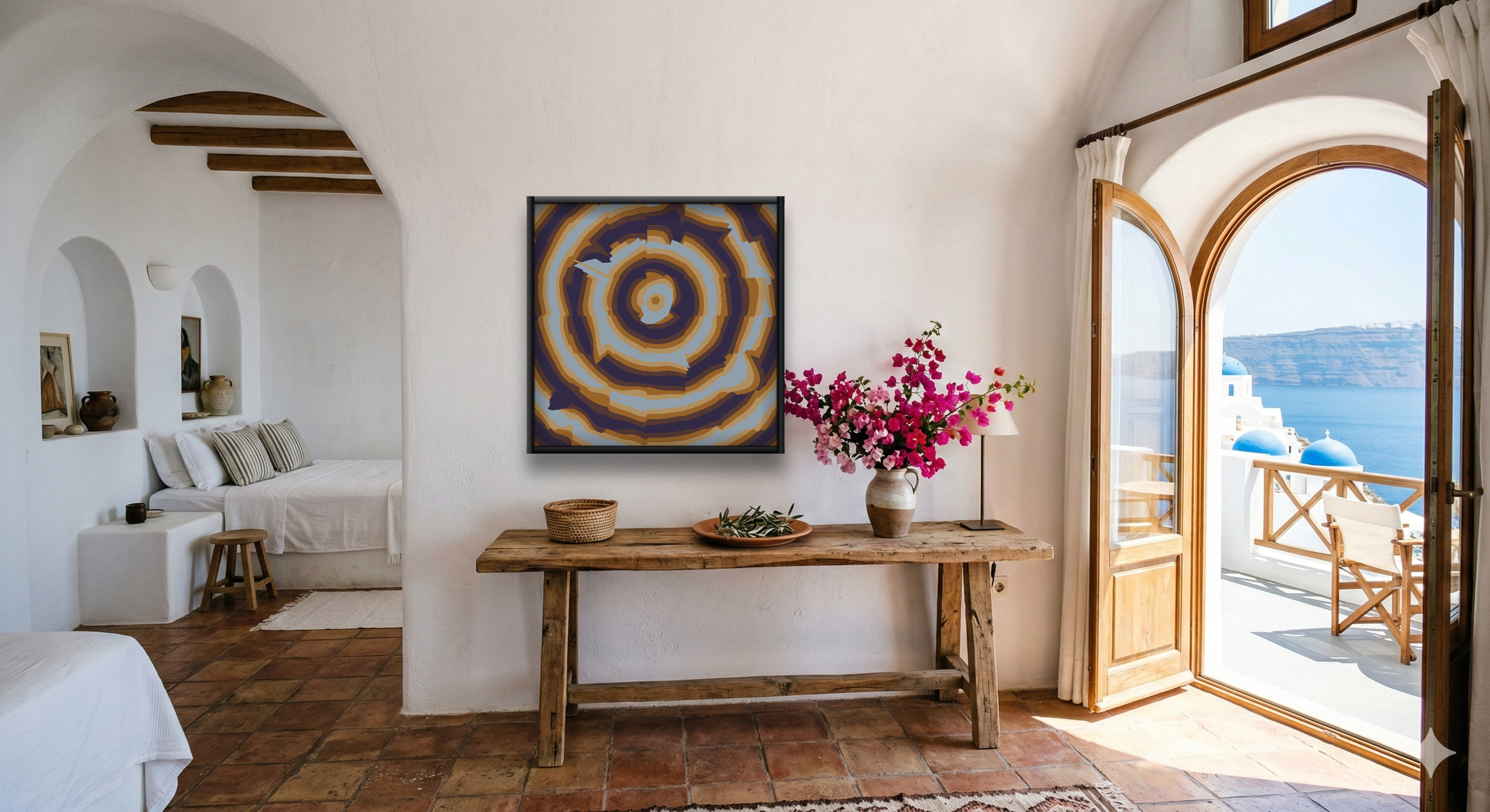 Mediterran hotel setting