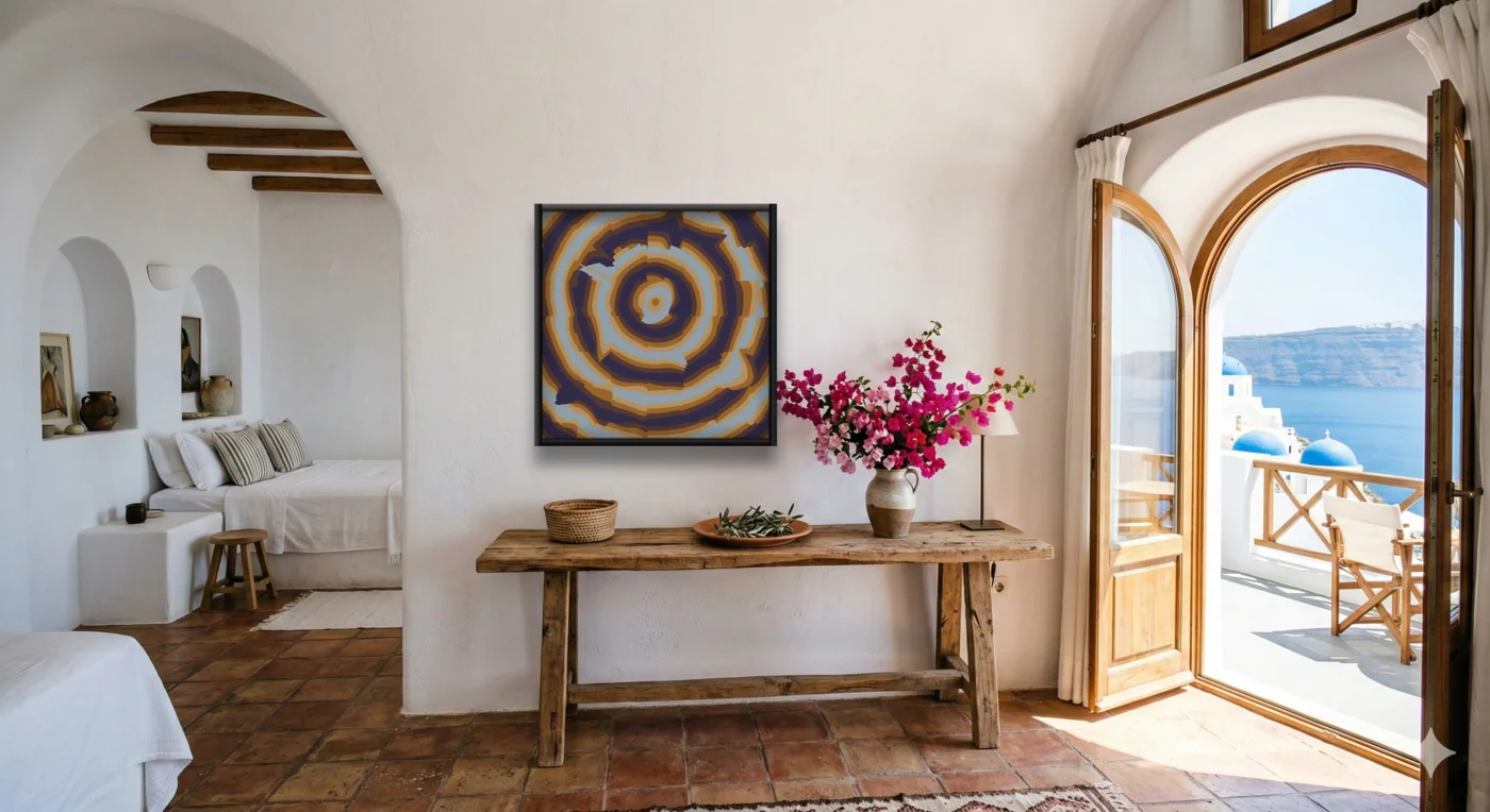 Mediterran hotel setting