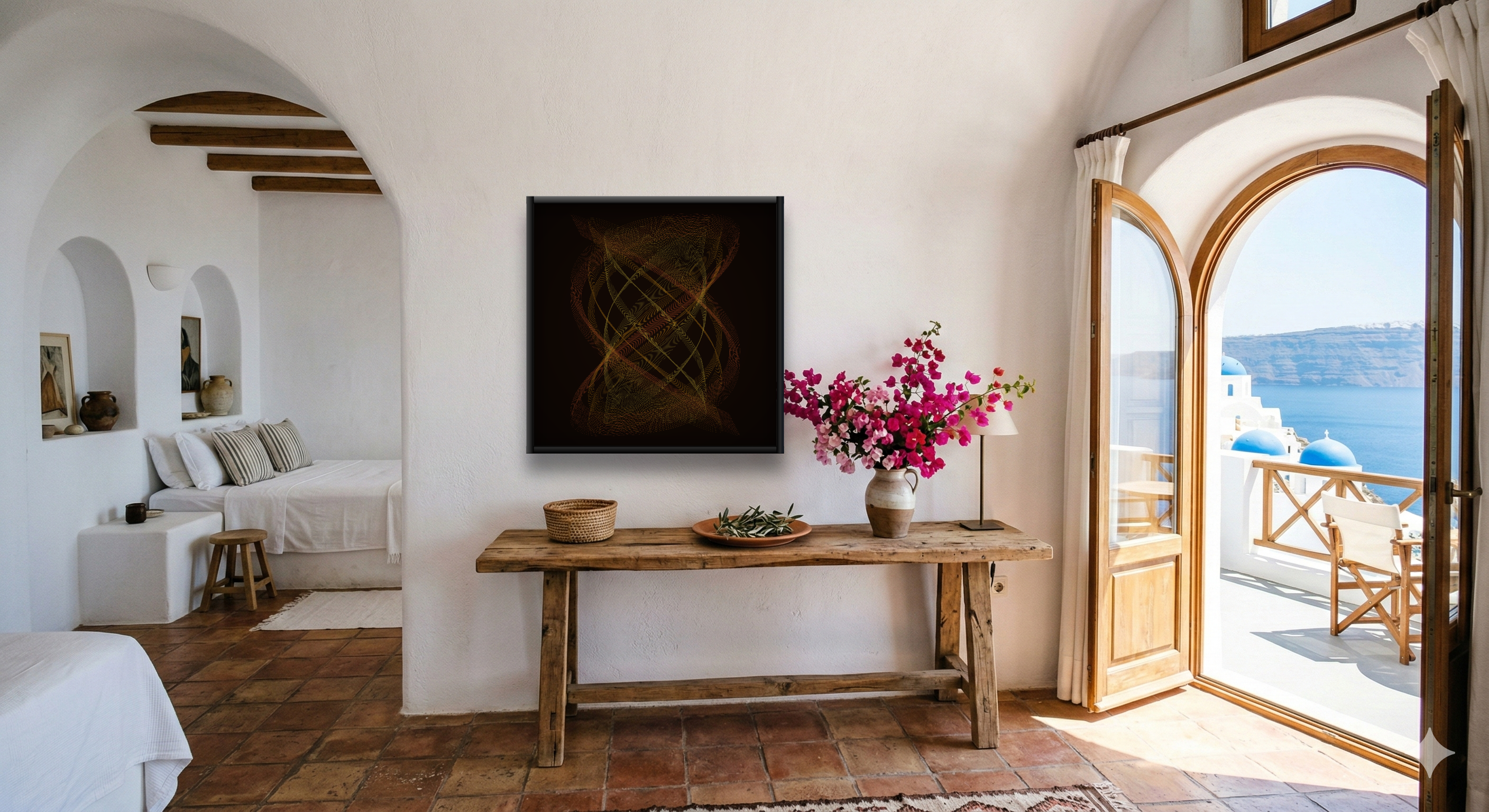 Mediterran hotel setting