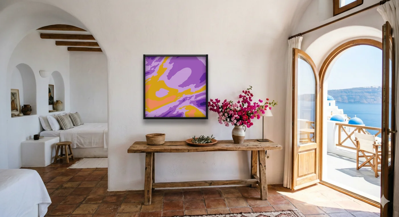 Mediterran hotel setting