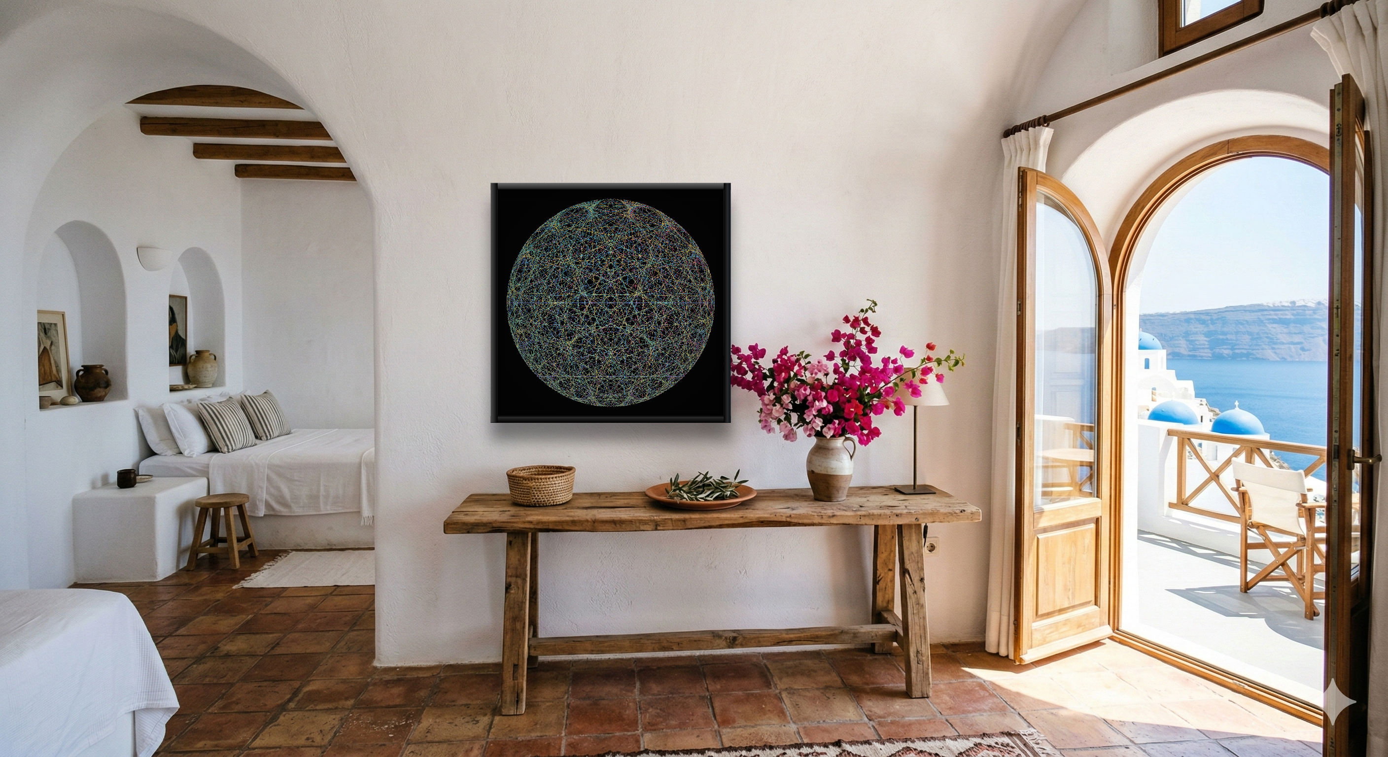 Mediterran hotel setting