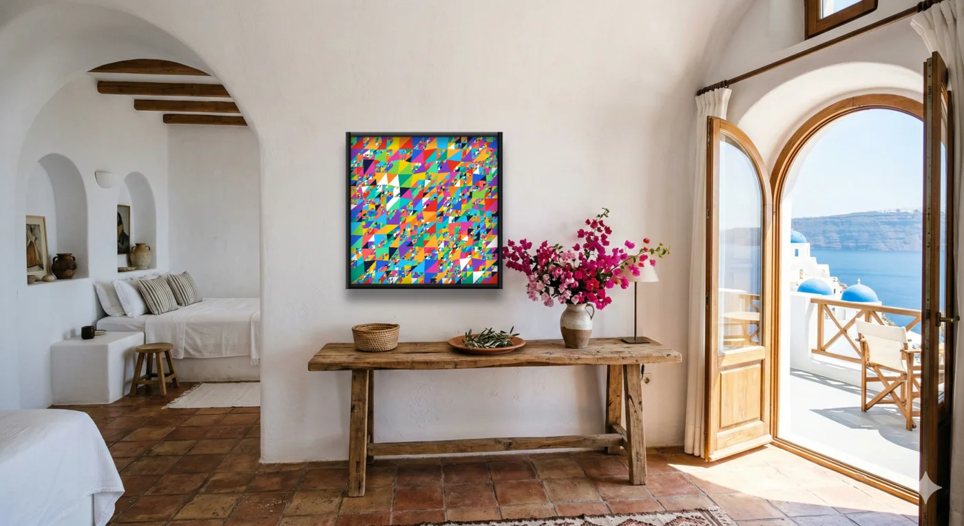 Mediterran hotel setting