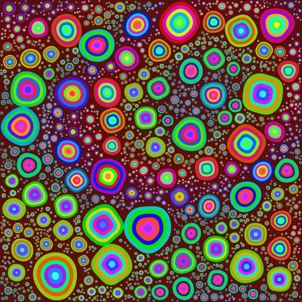 Chromatic Bubbles — generative artwork
